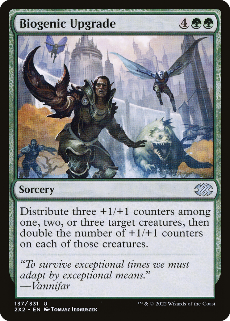 Biogenic Upgrade (2X2-137) [Double Masters 2022]
