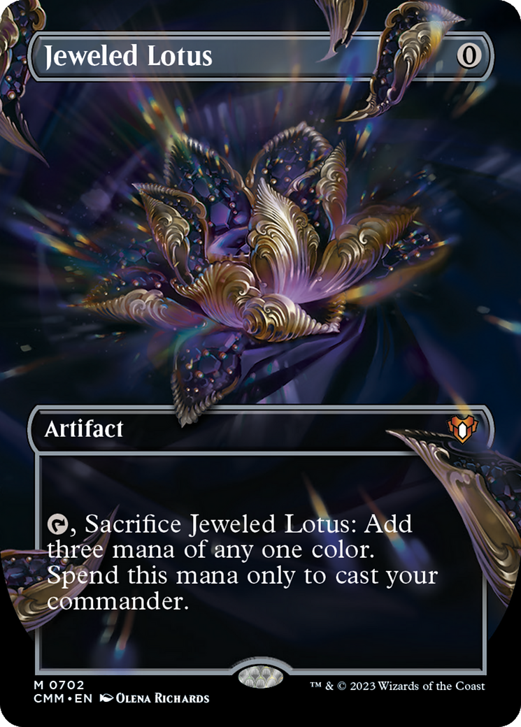 Jeweled Lotus (CMM-702) [Commander Masters] (Borderless) Foil