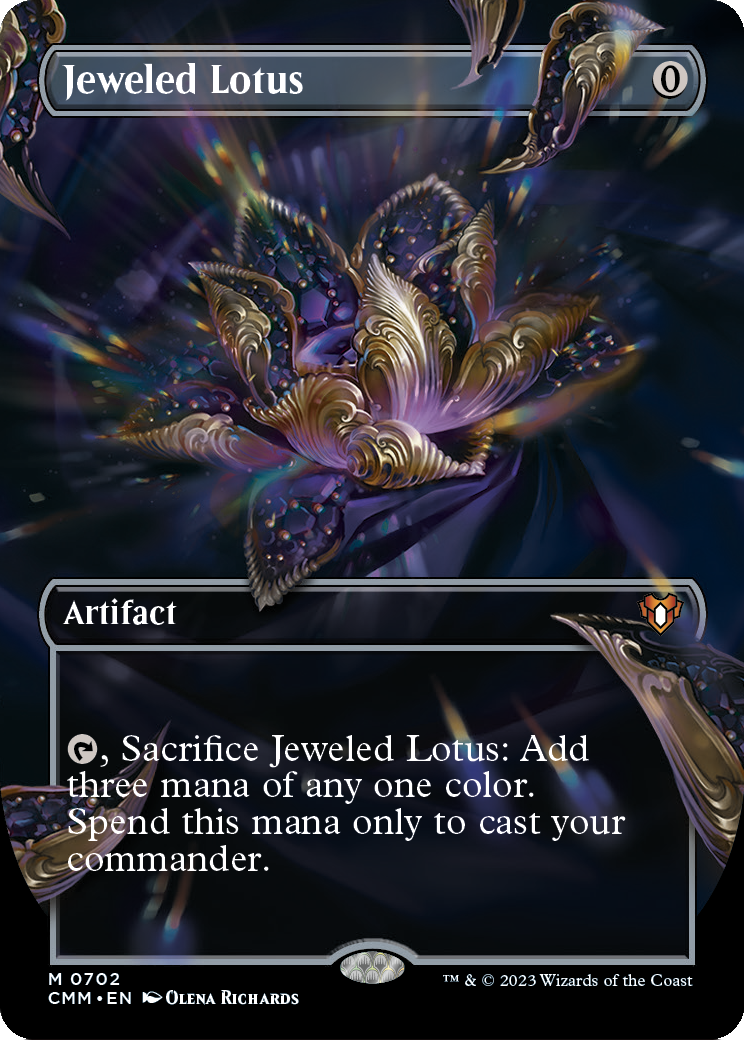 Jeweled Lotus (Borderless) (CMM-702) [Commander Masters]