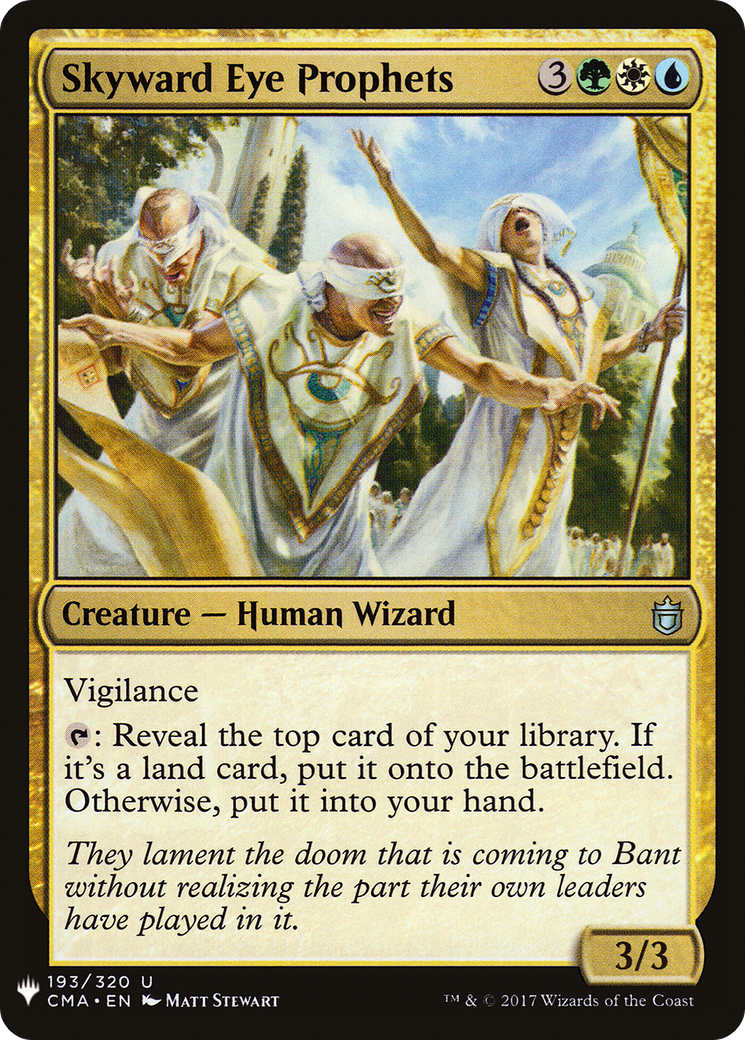 Skyward Eye Prophets (LIST-CMA-193) [The List]