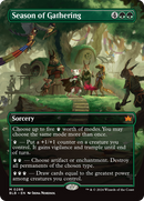 Season of Gathering (BLB-286) [Bloomburrow]: (Showcase) (Borderless) Foil