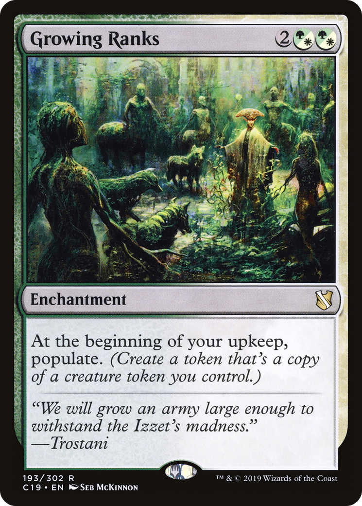 Growing Ranks (C19-193) [Commander 2019]