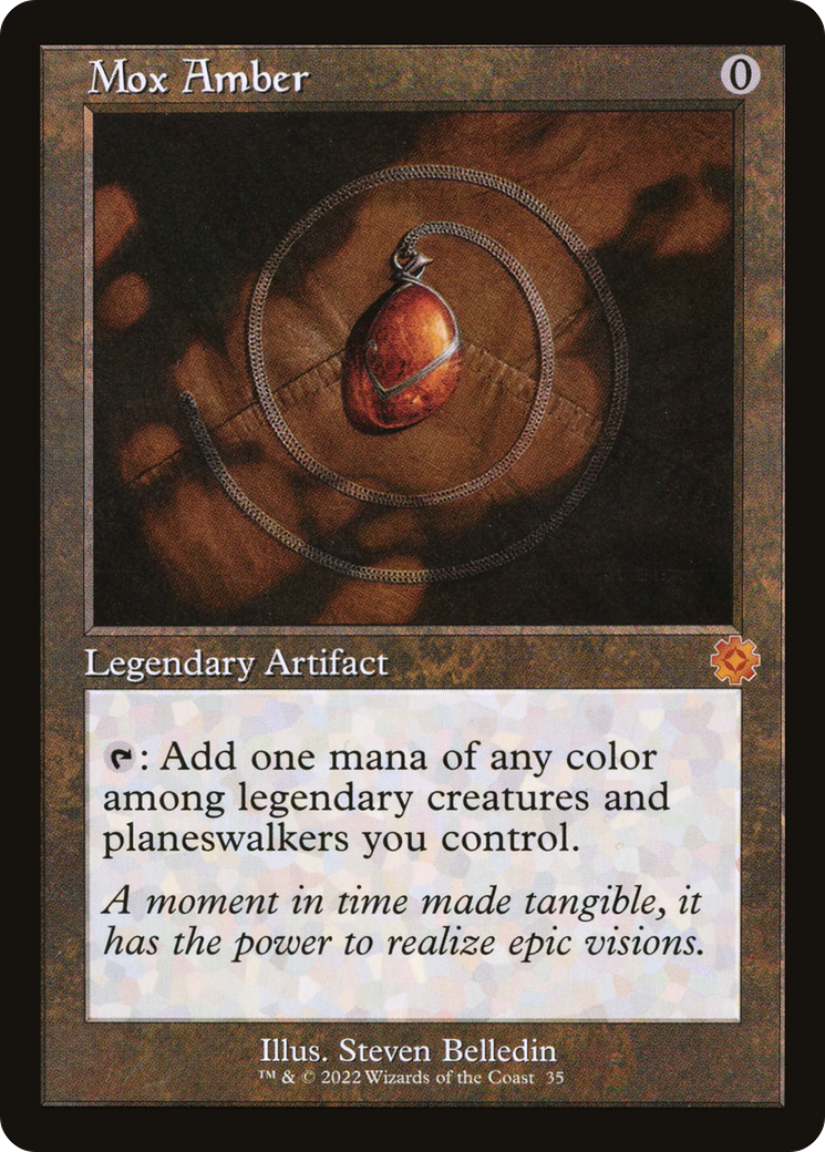 Mox Amber (BRR-035) [The Brothers' War Retro Artifacts]