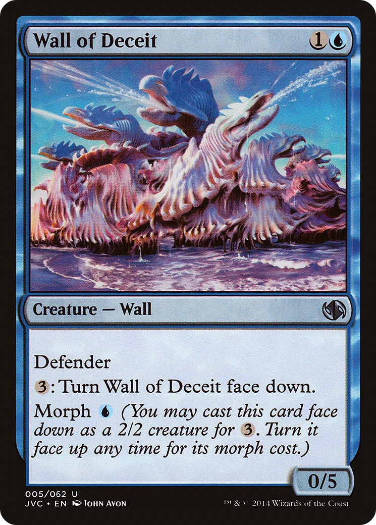 Wall of Deceit (DD3-005) [Duel Decks Anthology: Jace vs. Chandra]