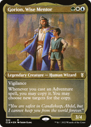 Gorion, Wise Mentor (CLB-534) [Commander Legends: Battle for Baldur's Gate] Etched Foil