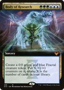 Body of Research (STX-336) [Strixhaven: School of Mages]: (Extended Art) Foil