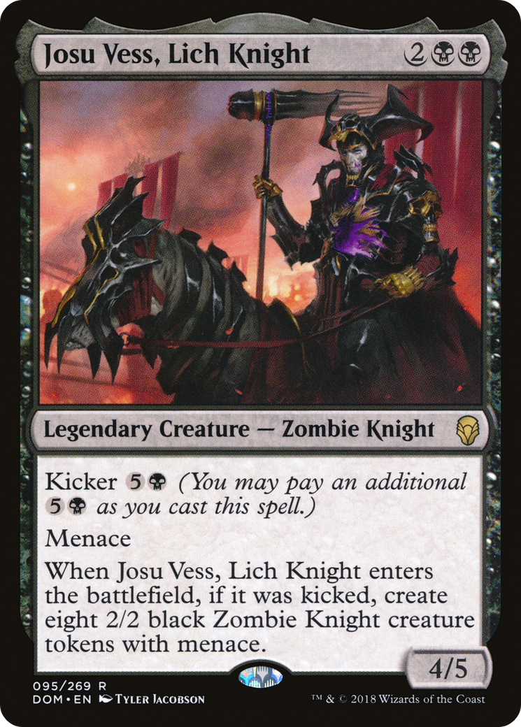 Josu Vess, Lich Knight (DOM-095) [Dominaria]