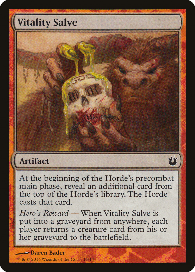 Vitality Salve (HERO-015) [Battle the Horde]