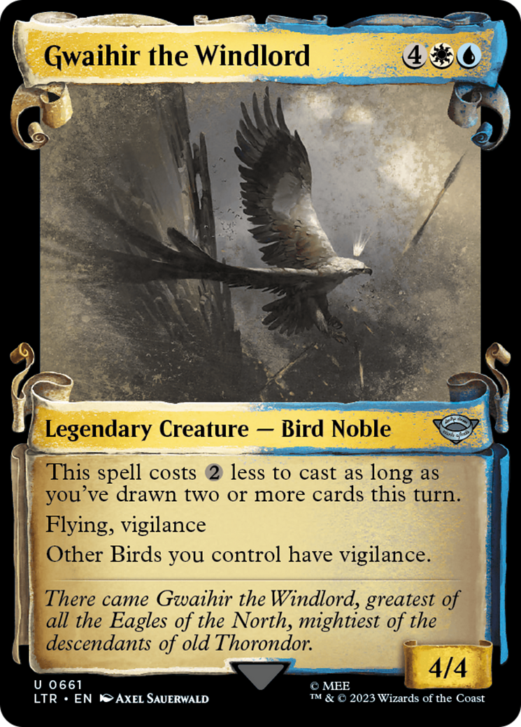Gwaihir the Windlord (LTR-661) [The Lord of the Rings: Tales of Middle-earth]: (Showcase) Foil