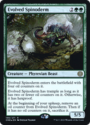Evolved Spinoderm (PRE-166S) [Phyrexia: All Will Be One Promos] Foil