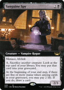 Sanguine Spy (SNC-420) [Streets of New Capenna]: (Extended Art)