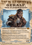 Geralf, the Fleshwright (OTJ-287) [Outlaws of Thunder Junction]: (Showcase) (Borderless) Foil