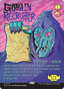 Goblin Recruiter (SLD-1313) [Secret Lair Drop] (Borderless)