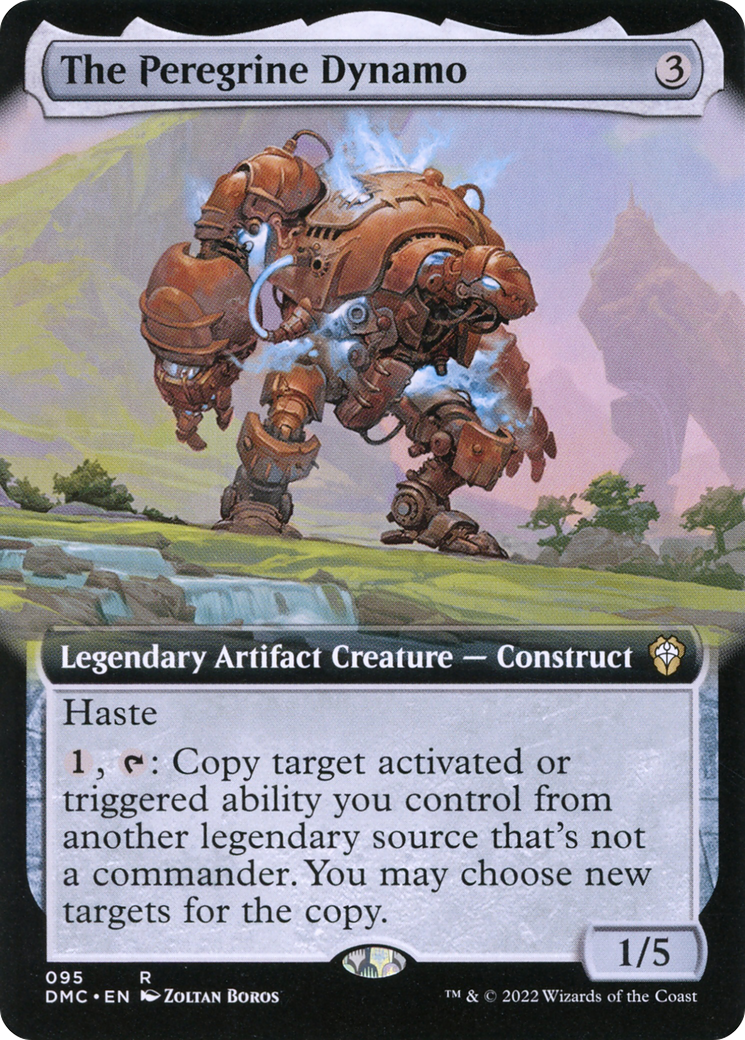 The Peregrine Dynamo (Extended Art) (DMC-095) [Dominaria United Commander]
