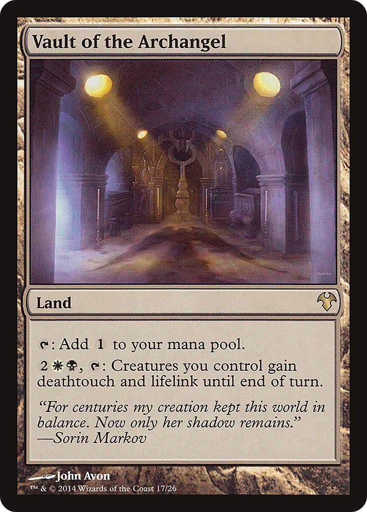 Vault of the Archangel (MD1-017) [Modern Event Deck 2014]