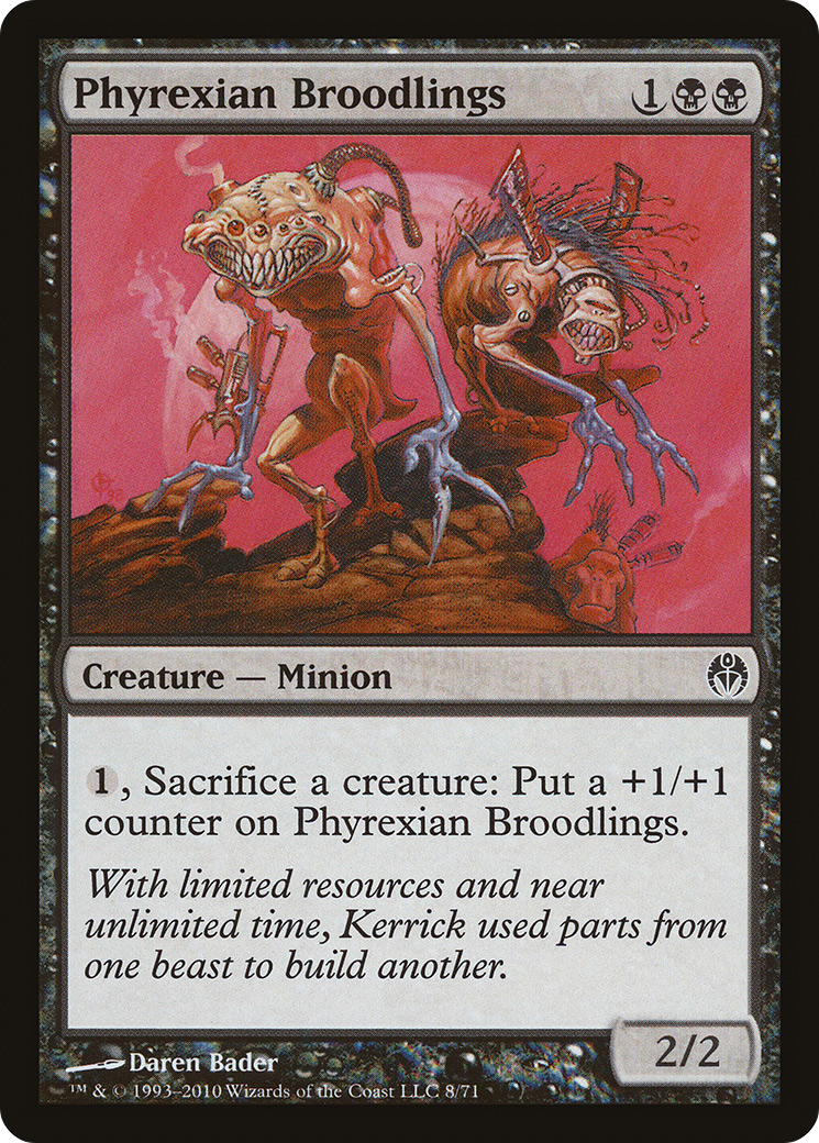 Phyrexian Broodlings (DDE-008) [Duel Decks: Phyrexia vs. the Coalition]