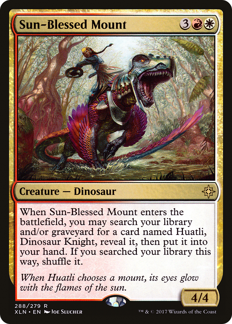 Sun-Blessed Mount (XLN-288) [Ixalan] Foil