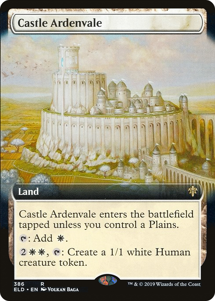 Castle Ardenvale (ELD-386) [Throne of Eldraine]: (Extended Art)