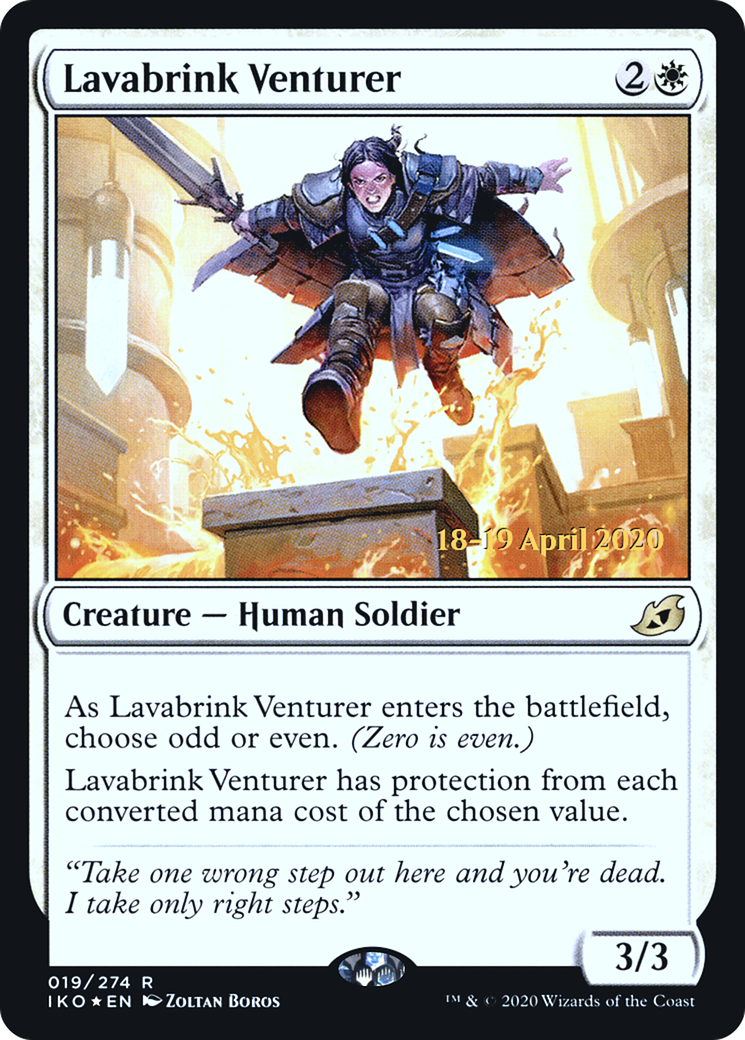 Lavabrink Venturer (PRE-19S) [Ikoria: Lair of Behemoths Promos] Foil