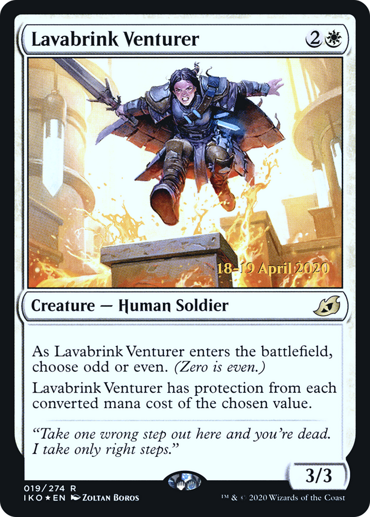 Lavabrink Venturer (PRE-19S) [Ikoria: Lair of Behemoths Promos] Foil