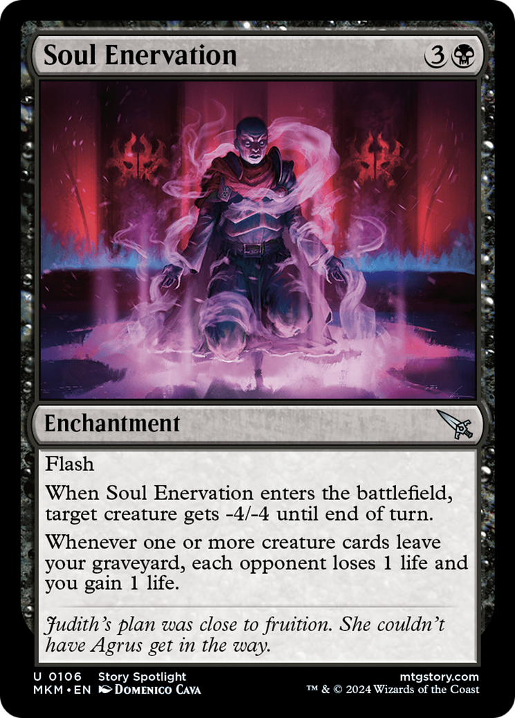 Soul Enervation (MKM-106) [Murders at Karlov Manor]