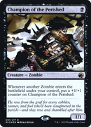 Champion of the Perished (PRE-91S) [Innistrad: Midnight Hunt Promos] Foil