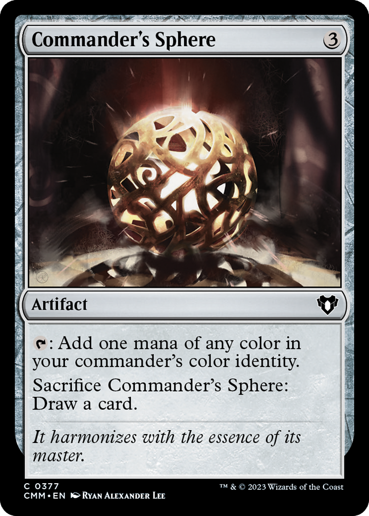 Commander's Sphere (CMM-377) [Commander Masters] Foil
