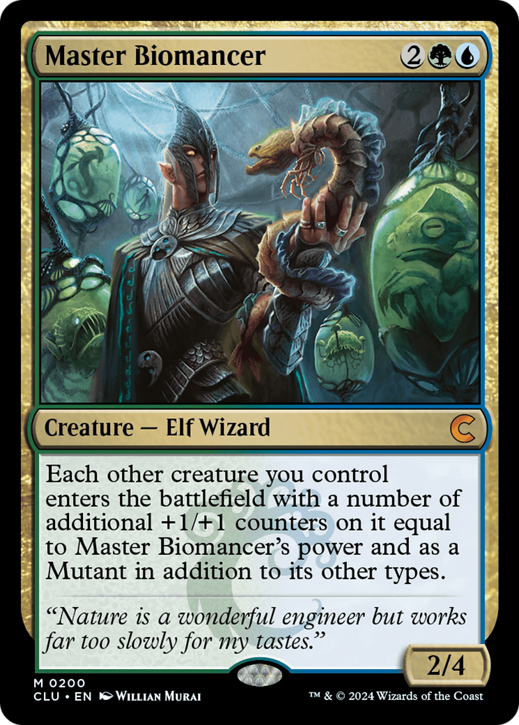 Master Biomancer (CLU-200) [Ravnica: Clue Edition]
