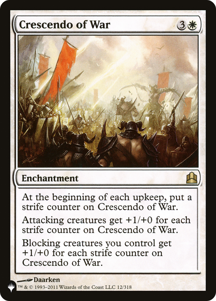 Crescendo of War (LIST-CMD-12) [The List]