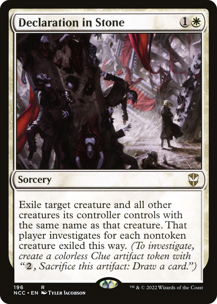 Declaration in Stone (NCC-196) [New Capenna Commander]
