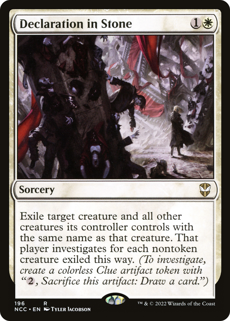 Declaration in Stone (NCC-196) [New Capenna Commander]