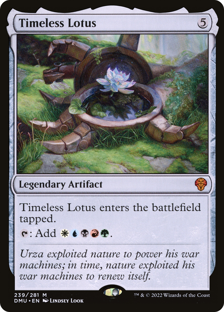 Timeless Lotus (DMU-239) [Dominaria United] Foil