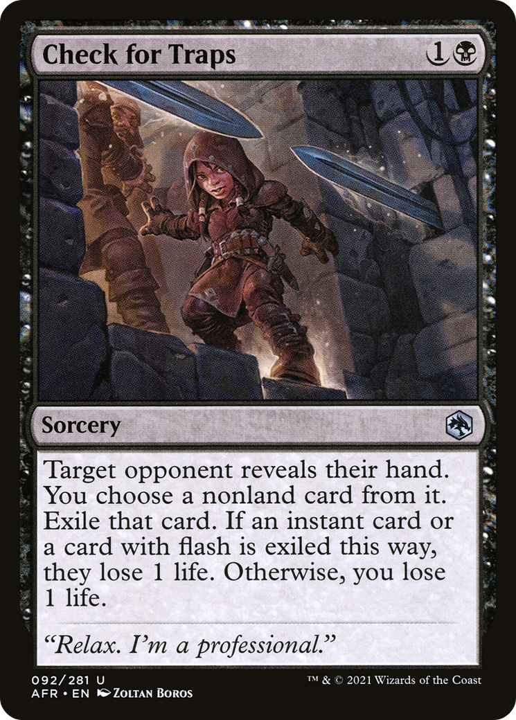 Check for Traps (AFR-092) [Adventures in the Forgotten Realms]