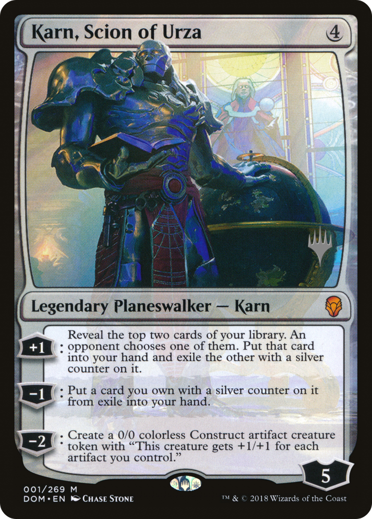 Karn, Scion of Urza (PPM20-01P) [Promo Pack: Dominaria Promos]