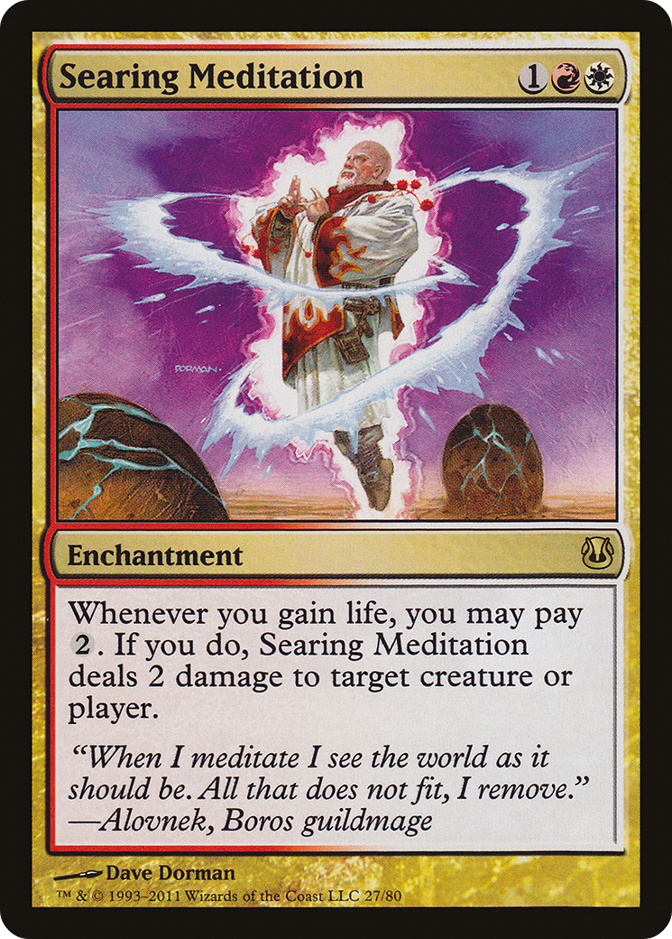Searing Meditation (DDH-027) [Duel Decks: Ajani vs. Nicol Bolas]