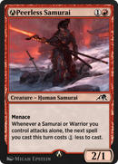 A-Peerless Samurai (NEO-A-156) [Kamigawa: Neon Dynasty]