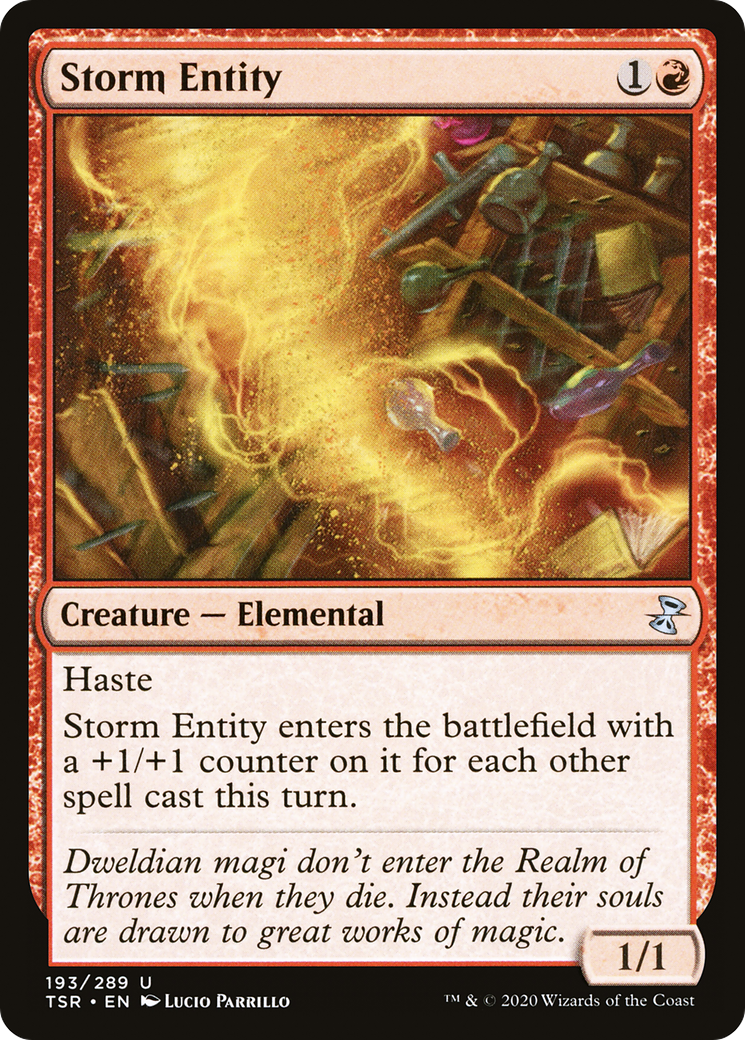 Storm Entity (TSR-193) [Time Spiral Remastered]