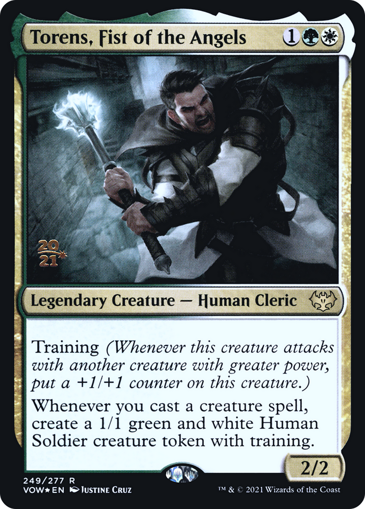 Torens, Fist of the Angels (PRE-249S) [Innistrad: Crimson Vow Promos] Foil