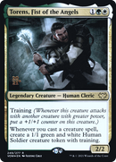 Torens, Fist of the Angels (PRE-249) [Innistrad: Crimson Vow Promos] Foil
