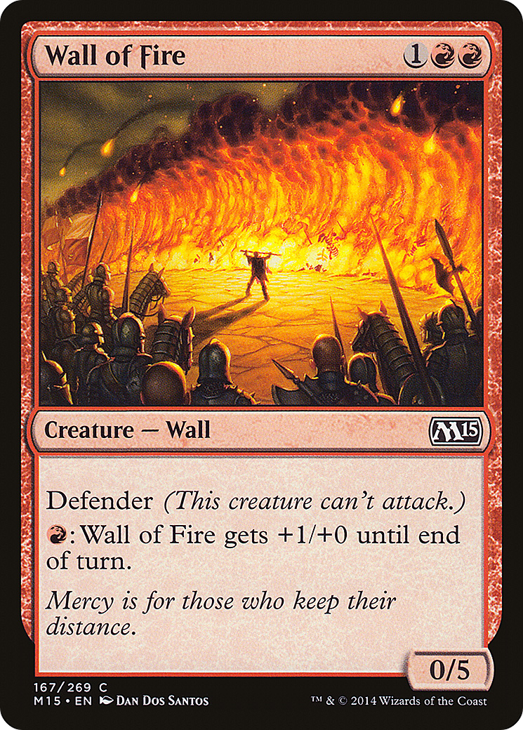 Wall of Fire (M15-167) [Magic 2015] Foil