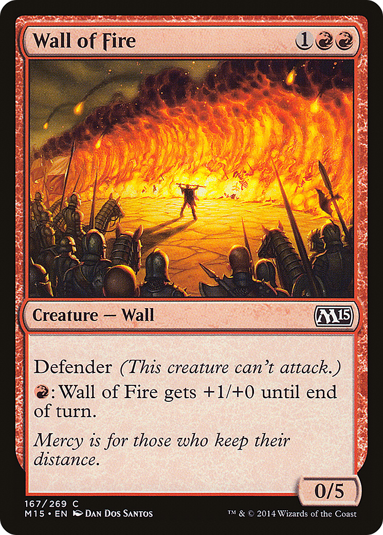 Wall of Fire (M15-167) [Magic 2015]