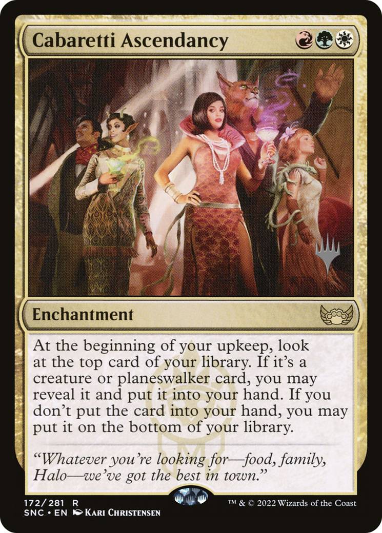 Cabaretti Ascendancy (PPSNC-172P) [Streets of New Capenna Promos] Foil