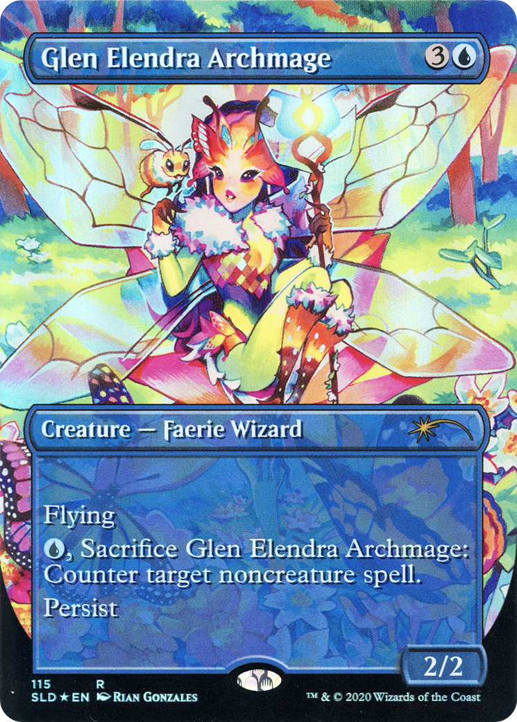 Glen Elendra Archmage (SLD-115) [Secret Lair Drop] (Borderless) Foil