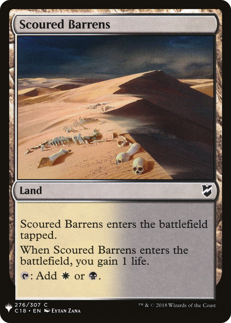 Scoured Barrens (LIST-C18-276) [The List]