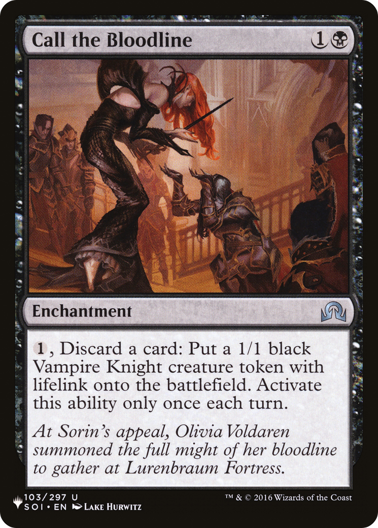 Call the Bloodline (LIST-SOI-103) [The List]