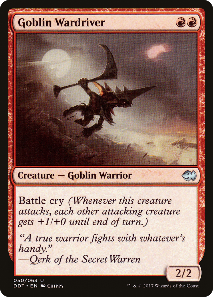 Goblin Wardriver (DDT-050) [Duel Decks: Merfolk vs. Goblins]