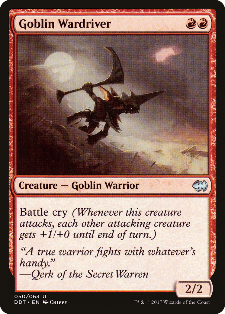 Goblin Wardriver (DDT-050) [Duel Decks: Merfolk vs. Goblins]