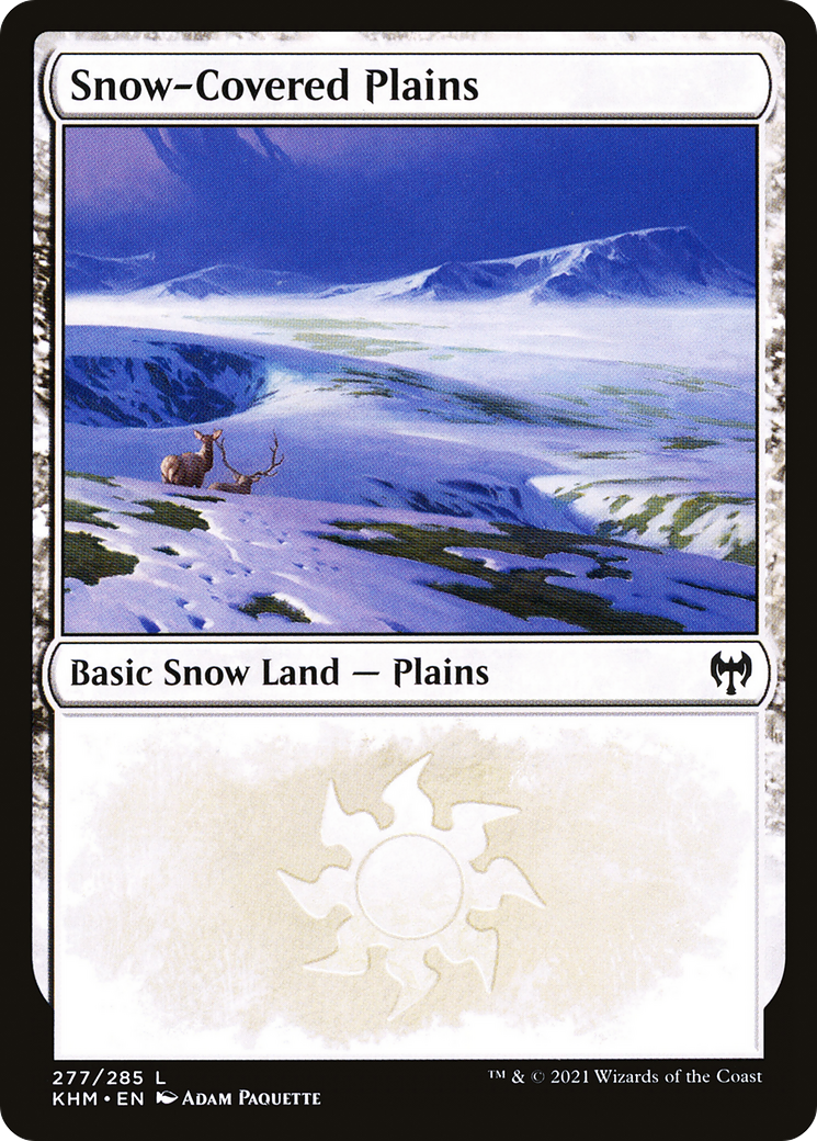Snow-Covered Plains (KHM-277) [Kaldheim]: (snow)
