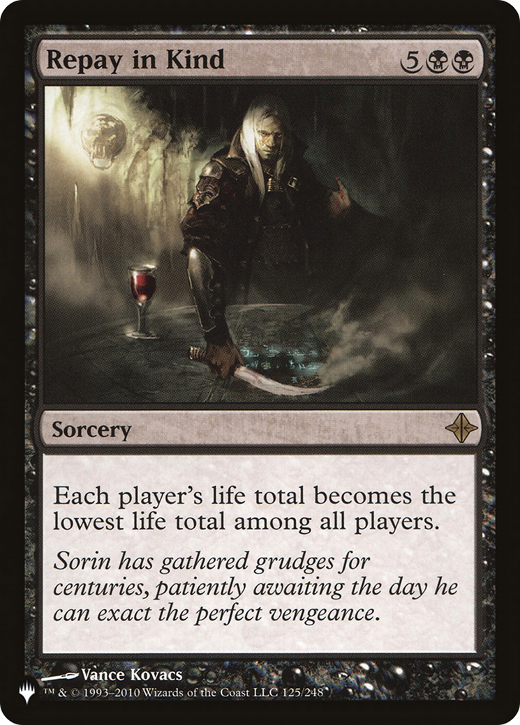 Repay in Kind (LIST-ROE-125) [The List]