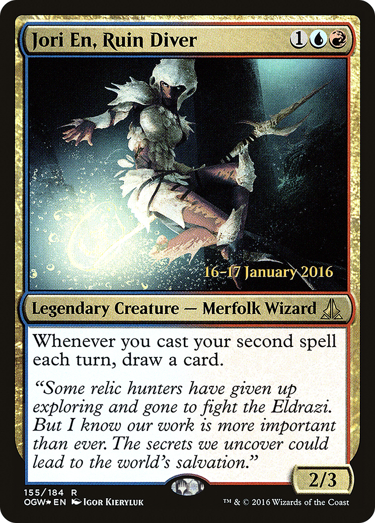Jori En, Ruin Diver (PRE-155S) [Oath of the Gatewatch Promos] Foil